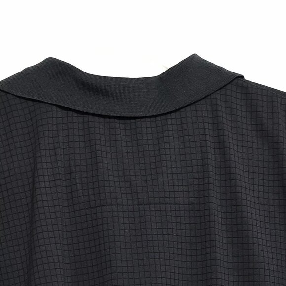 CBE Mens Black Polo Shirt Solid Pure Cotton Short Sleeve Collared Top Size XL - Picture 5 of 7